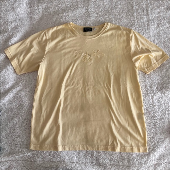 Vintage Yellow Floral Tee - Picture 1 of 5
